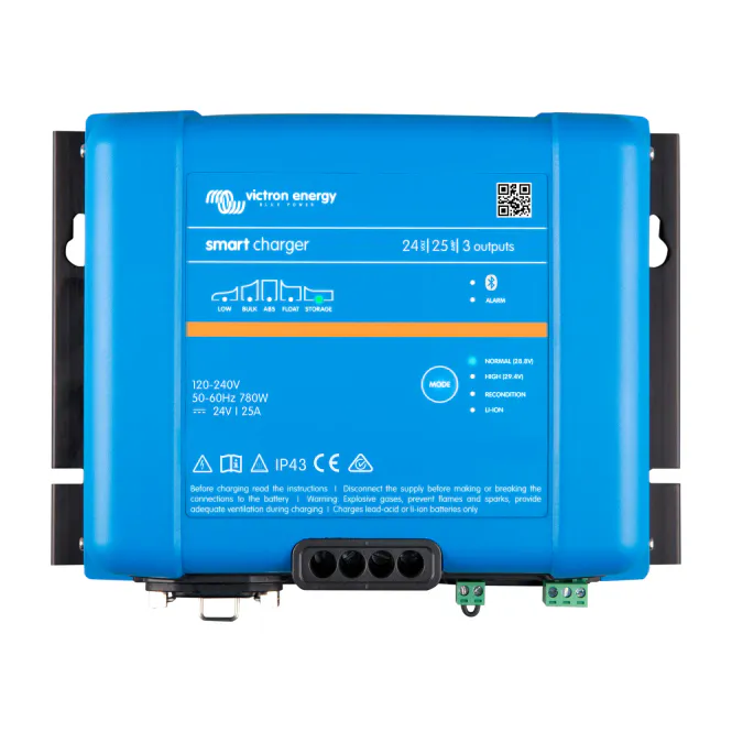 Hovedbilde Victron Phoenix Smart IP43 Batterilader 24V 25A 3-kanaler ...