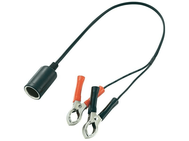 Hovedbilde Sigaretttenneruttak med batteriklemmer 12V
