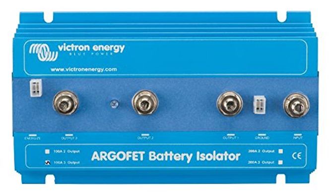 Hovedbilde Victron Argofet 100-2 Skillerele 100A til 2-batterier