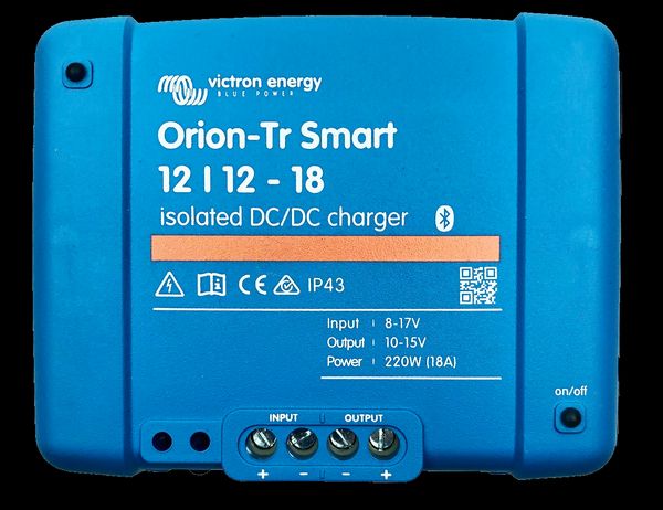 Hovedbilde VICTRON Orion TR Smart DC-DC Lader 12>12V 18A (Galvanisk ...