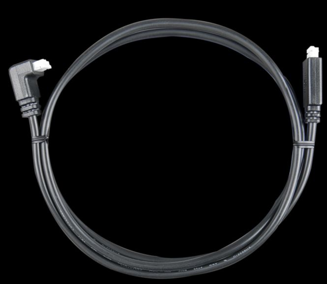 Hovedbilde Victron  VE Direct kabel 0,3mtr m/ vinkel (90` kontakt i en ...