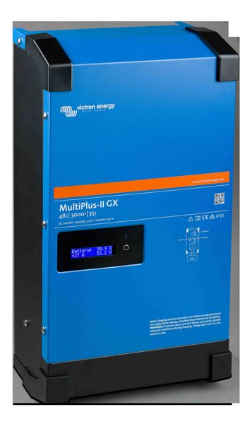 Hovedbilde Victron MultiPlus-II GX 48/4k5/55-32 230V kombi inverter og ...