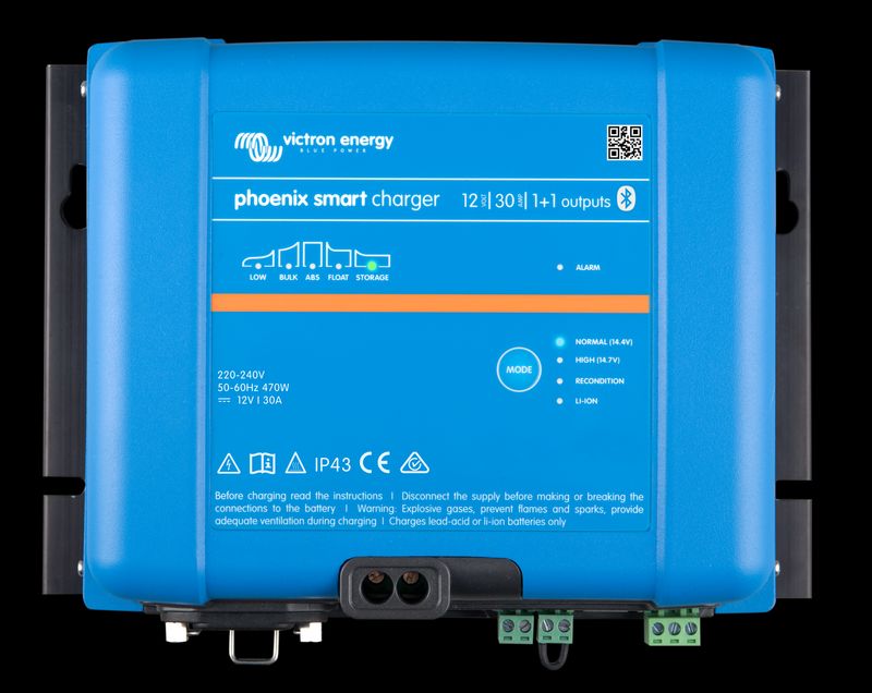 Victron Phoenix Smart IP43 Batterilader 12V 30A 1+1 kanaler 120-240V